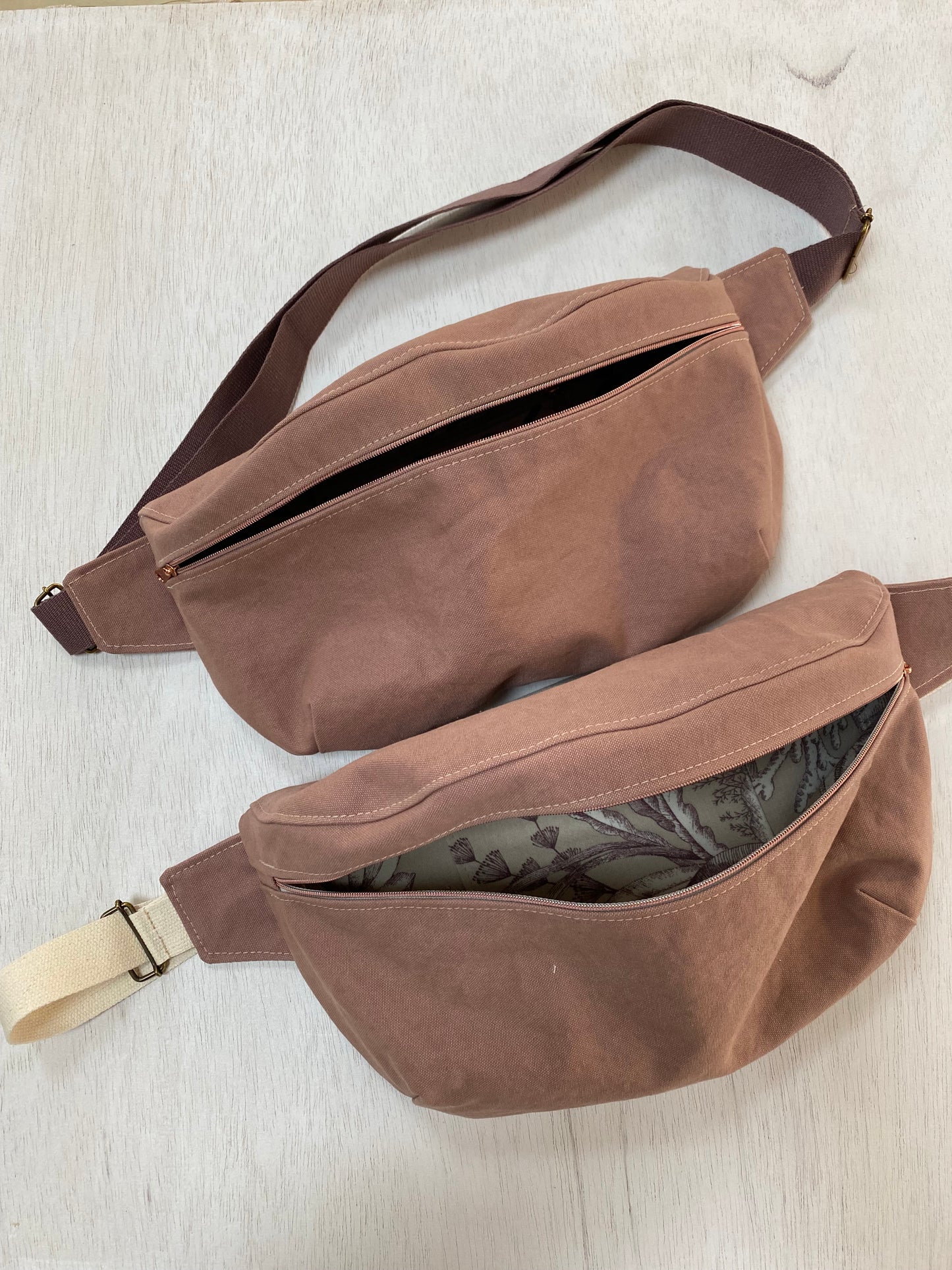 Große Bumbag Crossbody Tasche – Wunschfarbe auf Anfertigung